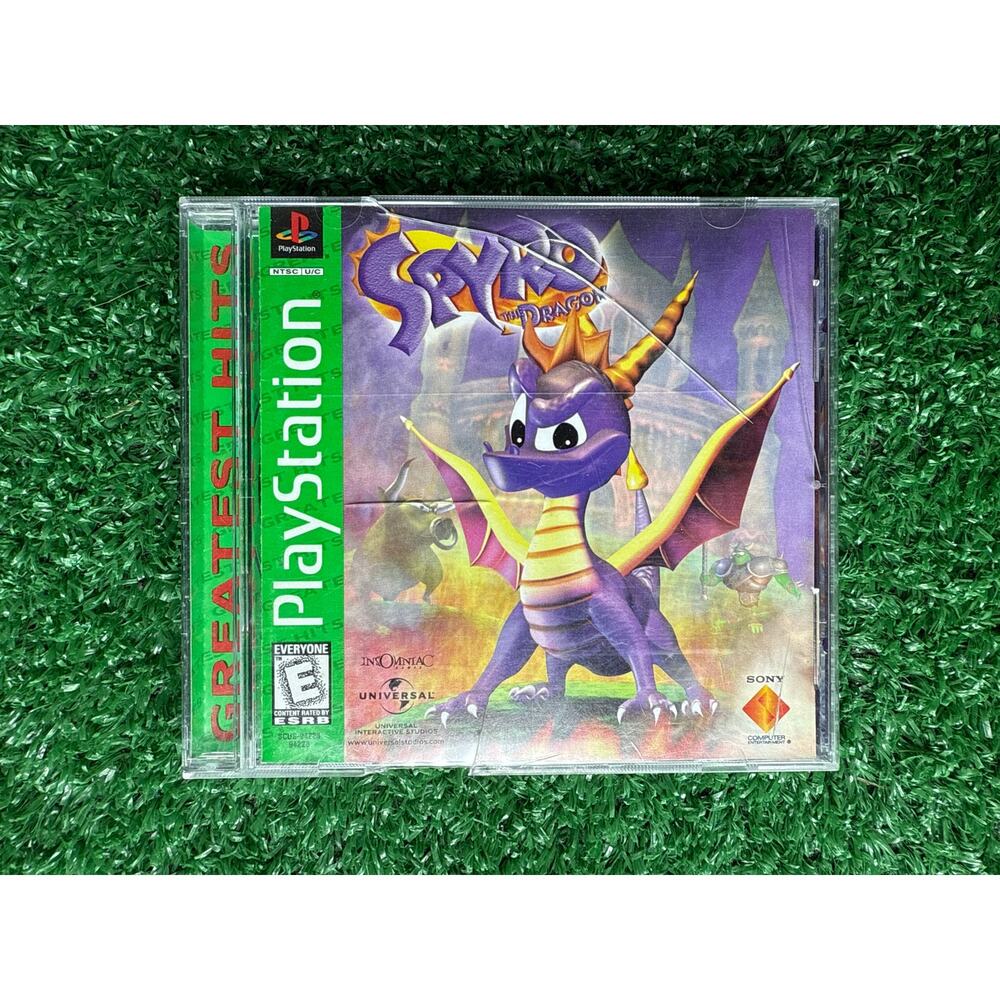 Sony PlayStation 1 PS1 CIB Complete Tested Spyro the Dragon 1998 GH